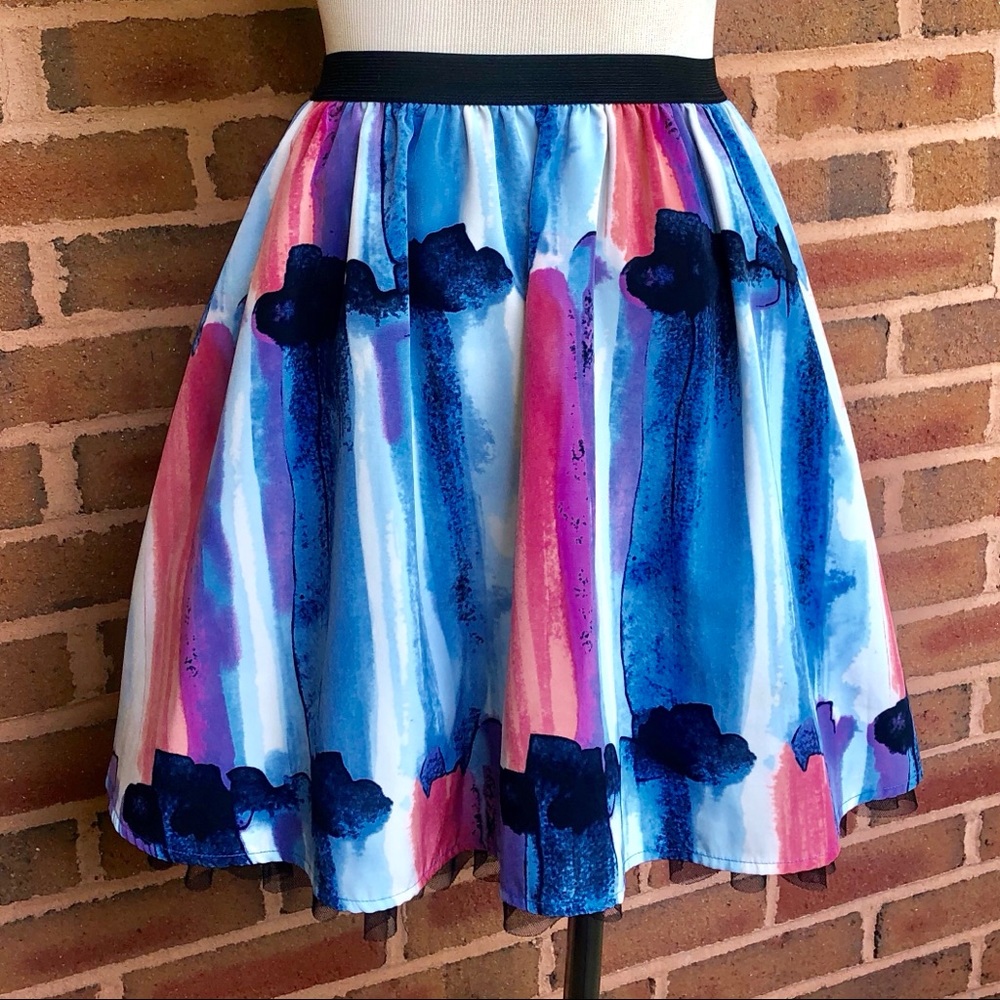 ⭐️3for$15 Candies Skirt Skater Watercolor Tulle
